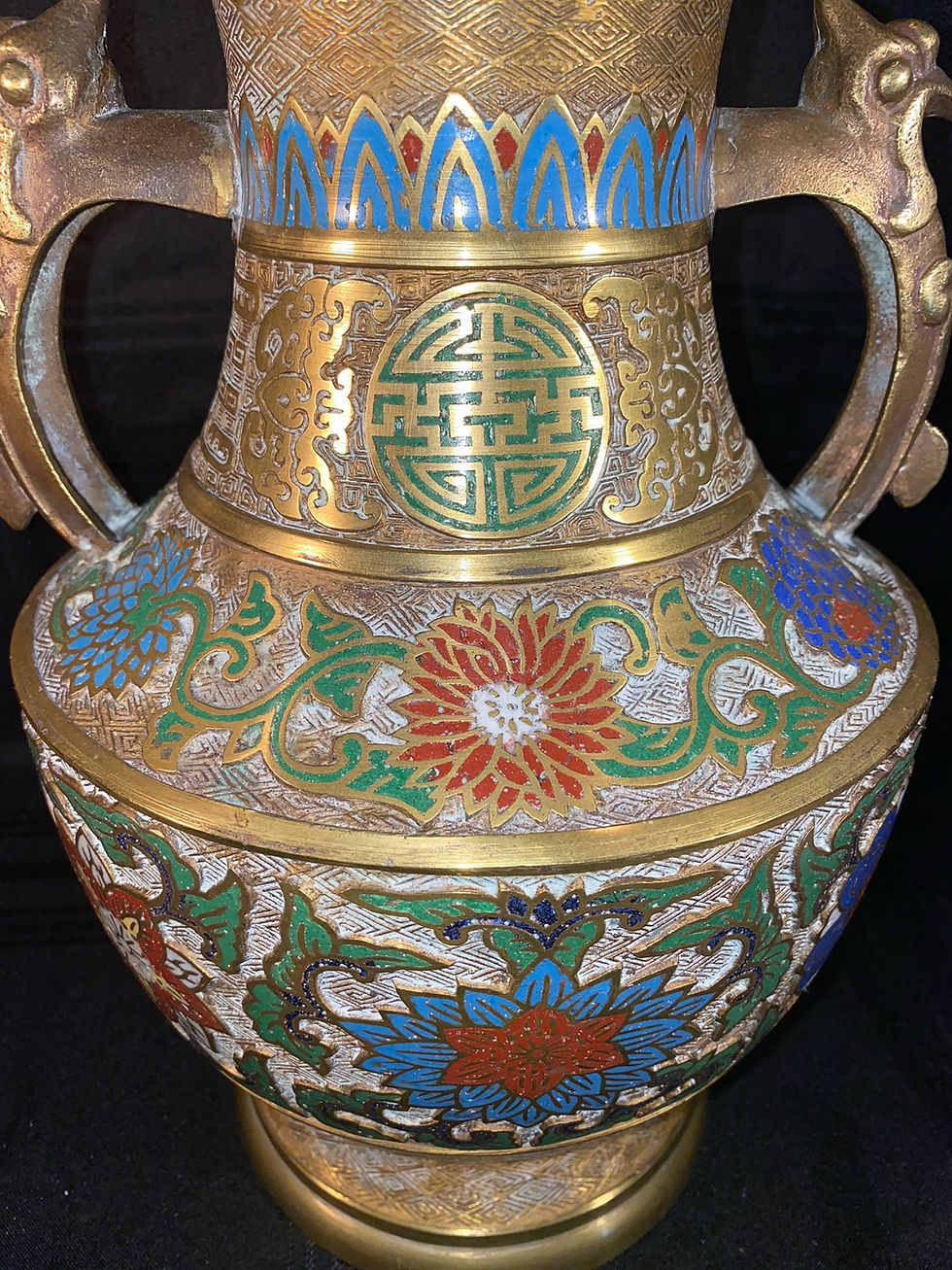 Thumbnail: 1900s CHAMPLEVE Japanese Vase