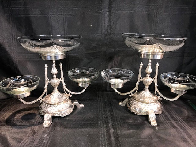 Thumbnail: VINTAGE "ANDREA BY SADEK" SERVING PIECES