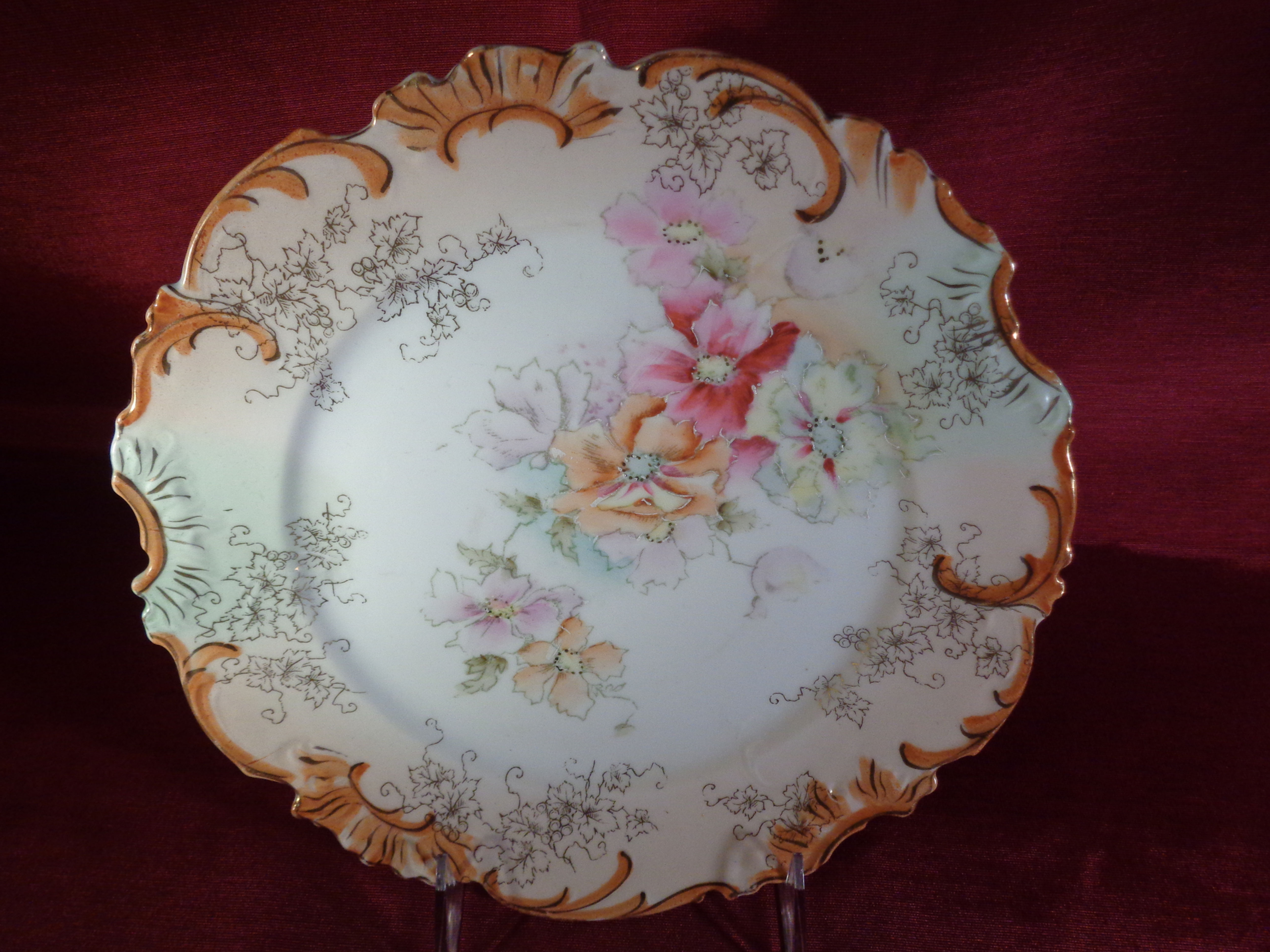 Victorian hand painted unmarked