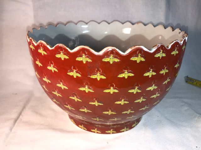 Behive Motif Bowl