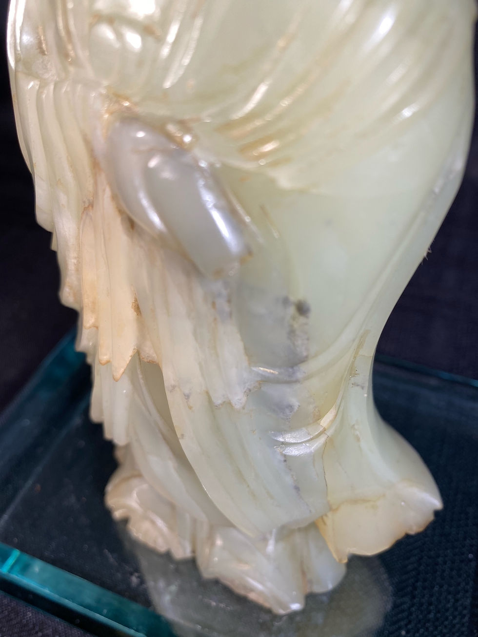 Thumbnail: JADE BUDDHIST MONK STATUE