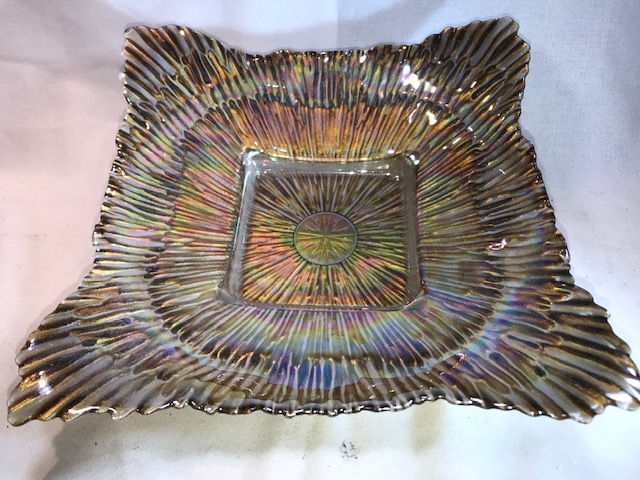 Thumbnail: Square Murano Style Serving Dish