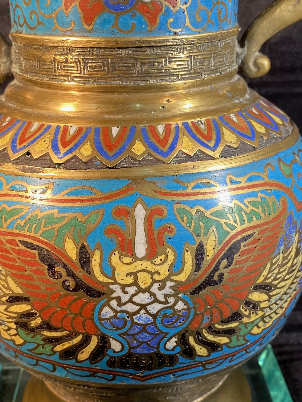Thumbnail: CHAMPLEVE JAPANESE VASE