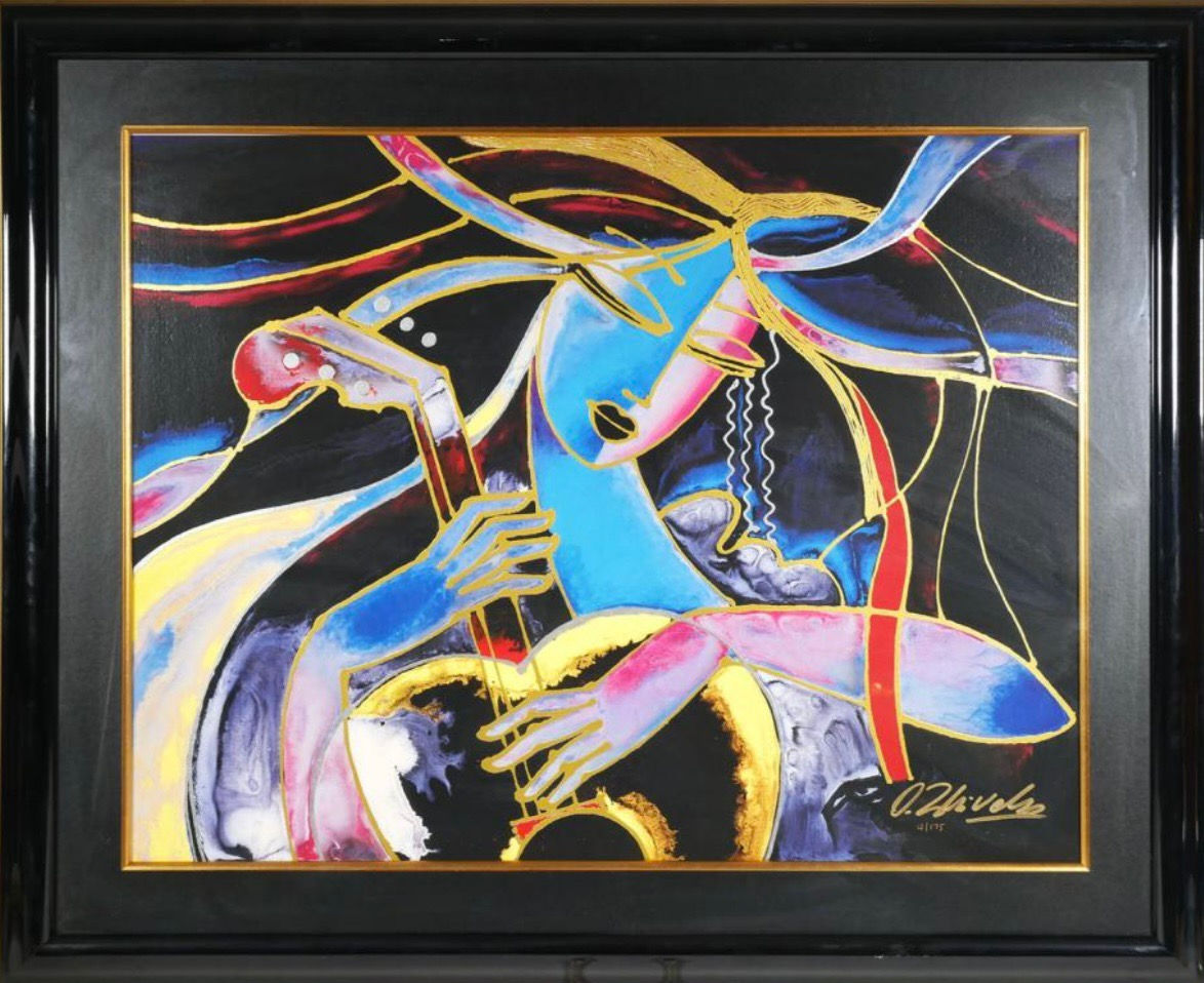 “Woman With Guitar” by Oleg Zhivetin  