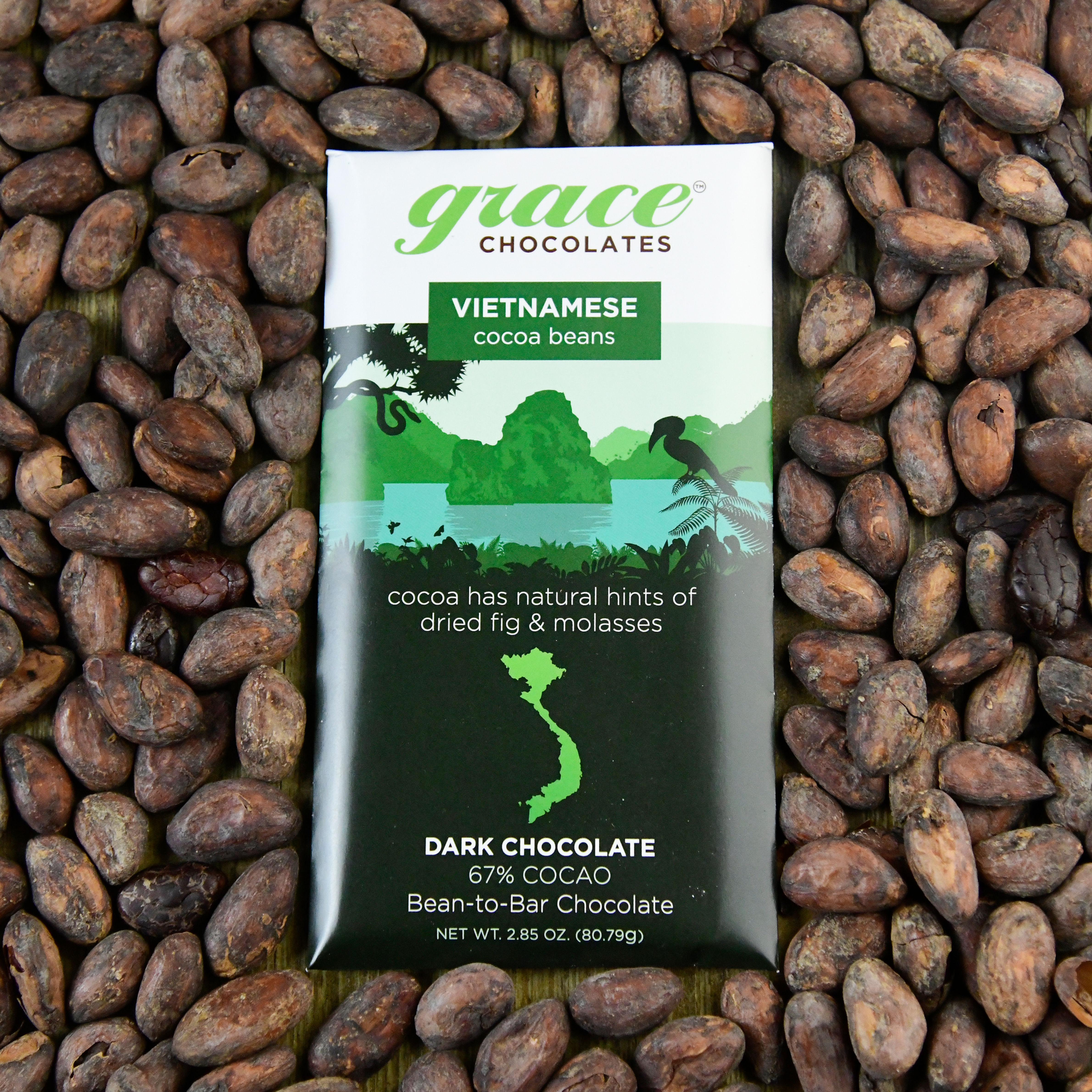 67% Vietnamese Dark Chocolate Bar