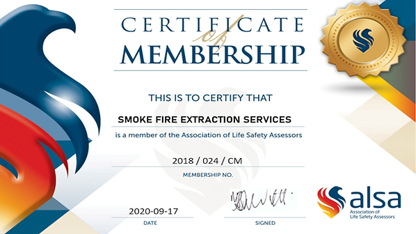 ALSA CERTIFICATE