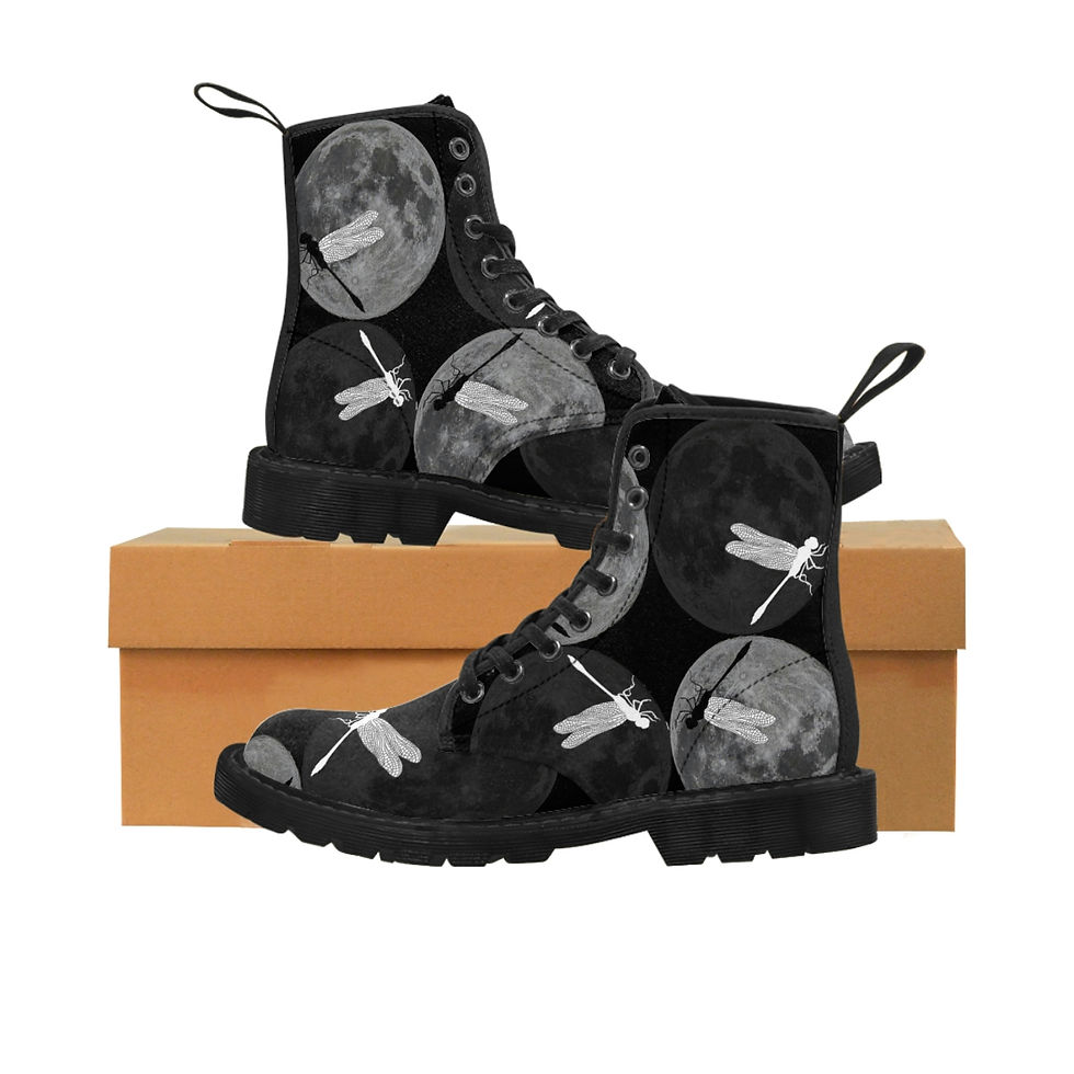Dragonfly Women's Canvas Boots