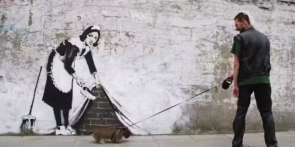 Oeuvre street art Banksy pop art artiste  | POP ART X CLEMENT BERTEAUX | Vionnaz , VS , CH