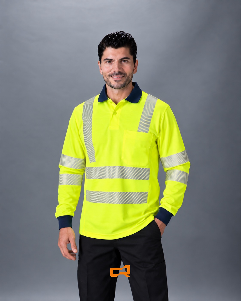 Miniatura: PLAYERA POLO CABALLERO MANGA LARGA TIPO CEMEX