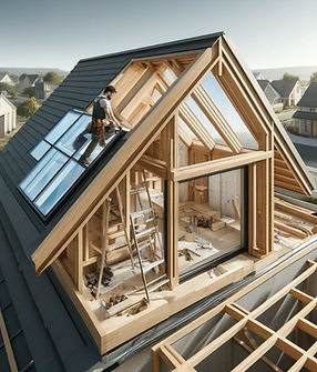 Fenêtres de toit Velux - Maison Chris-Ré