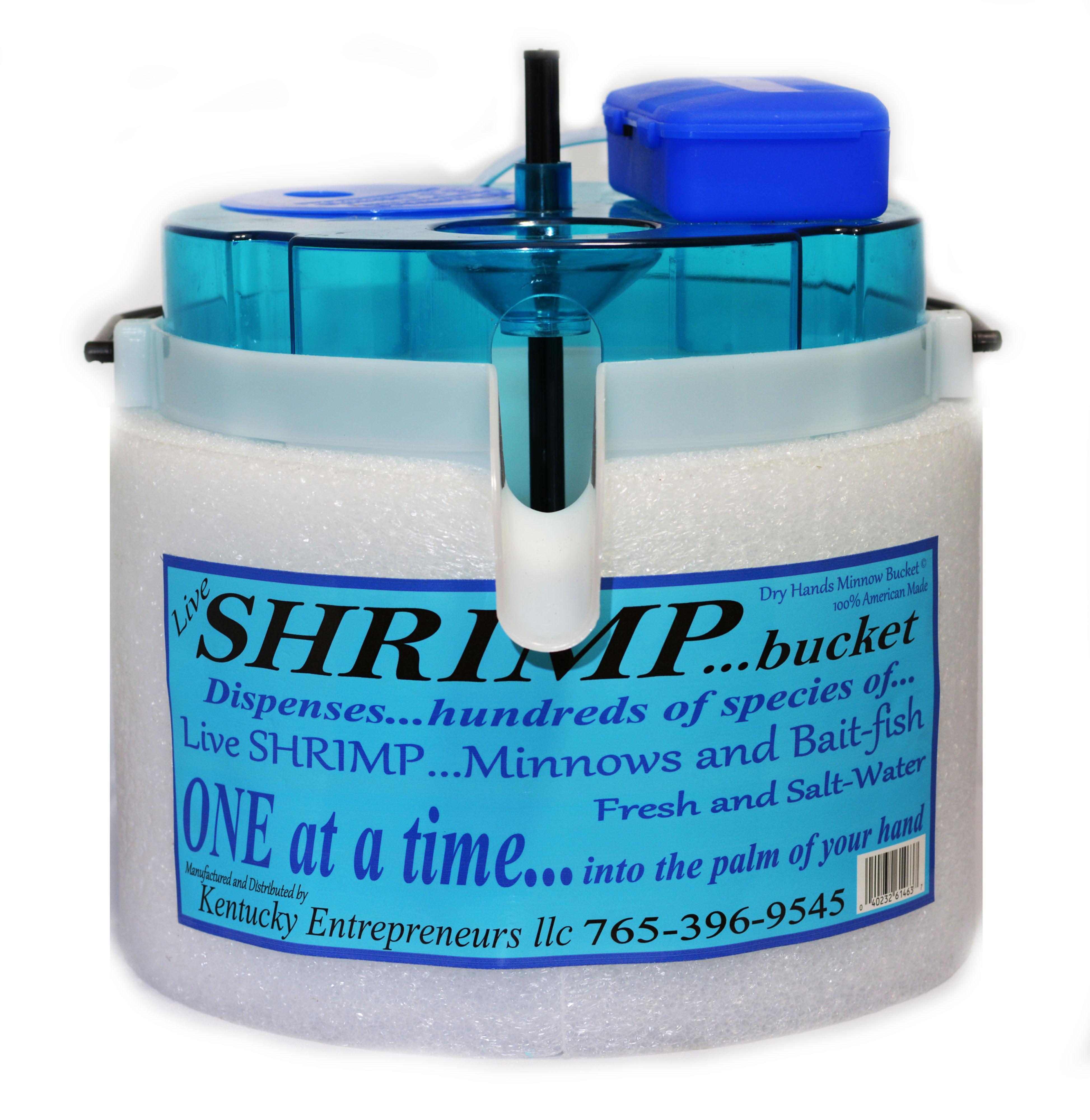 Shrimp Bucket includes D-Battery Operated Stone Bubble Aerator