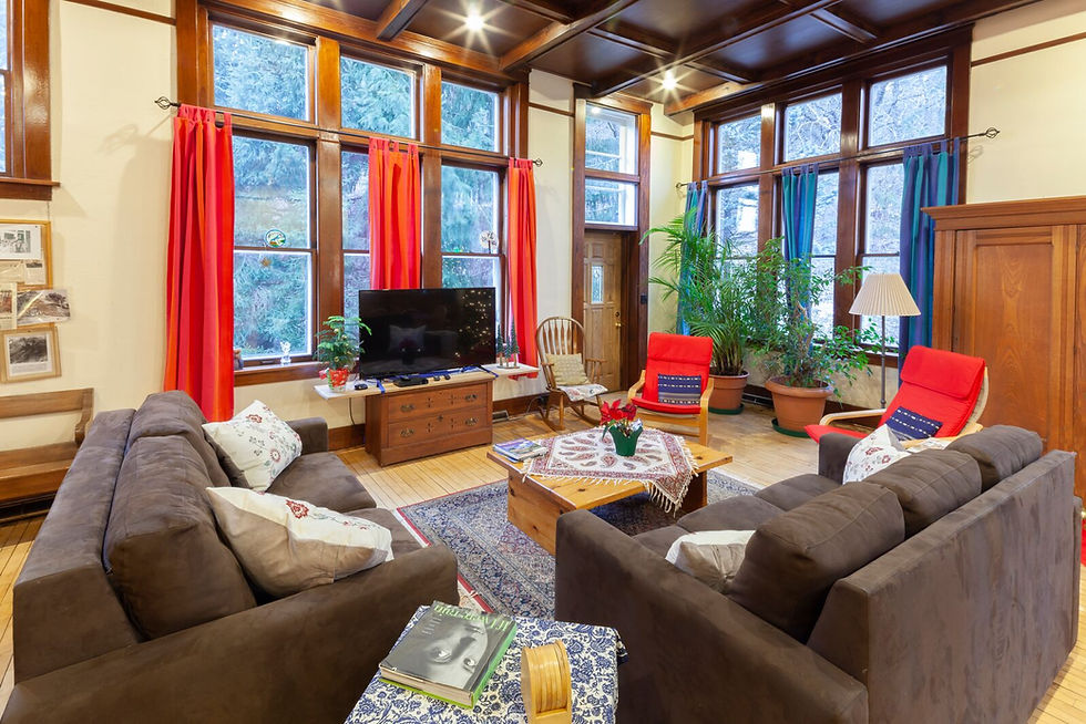 Living Area with Flat Screen Internet TV