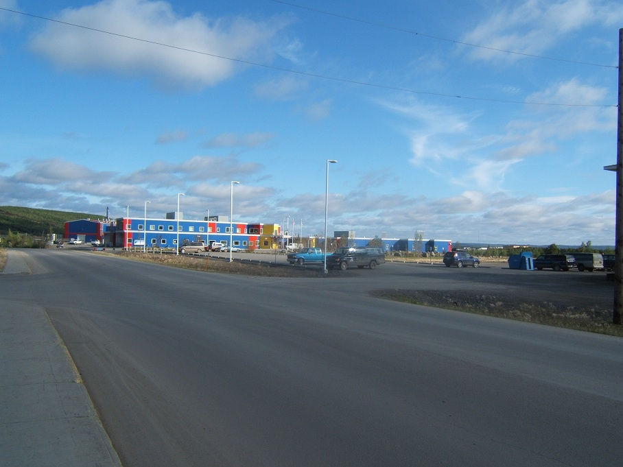 Inuvik Hospital - blue building