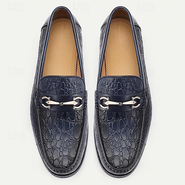 Thumbnail: Men's Formal Leather Slip-On Shoes