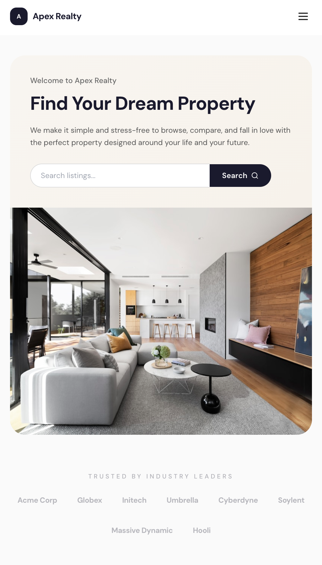 Clean template mobiil