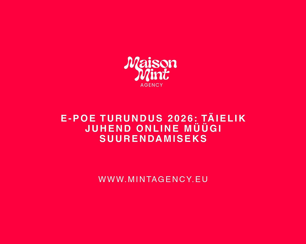 E-poe Turundus 2026: Täielik Juhend Online Müügi Suurendamiseks