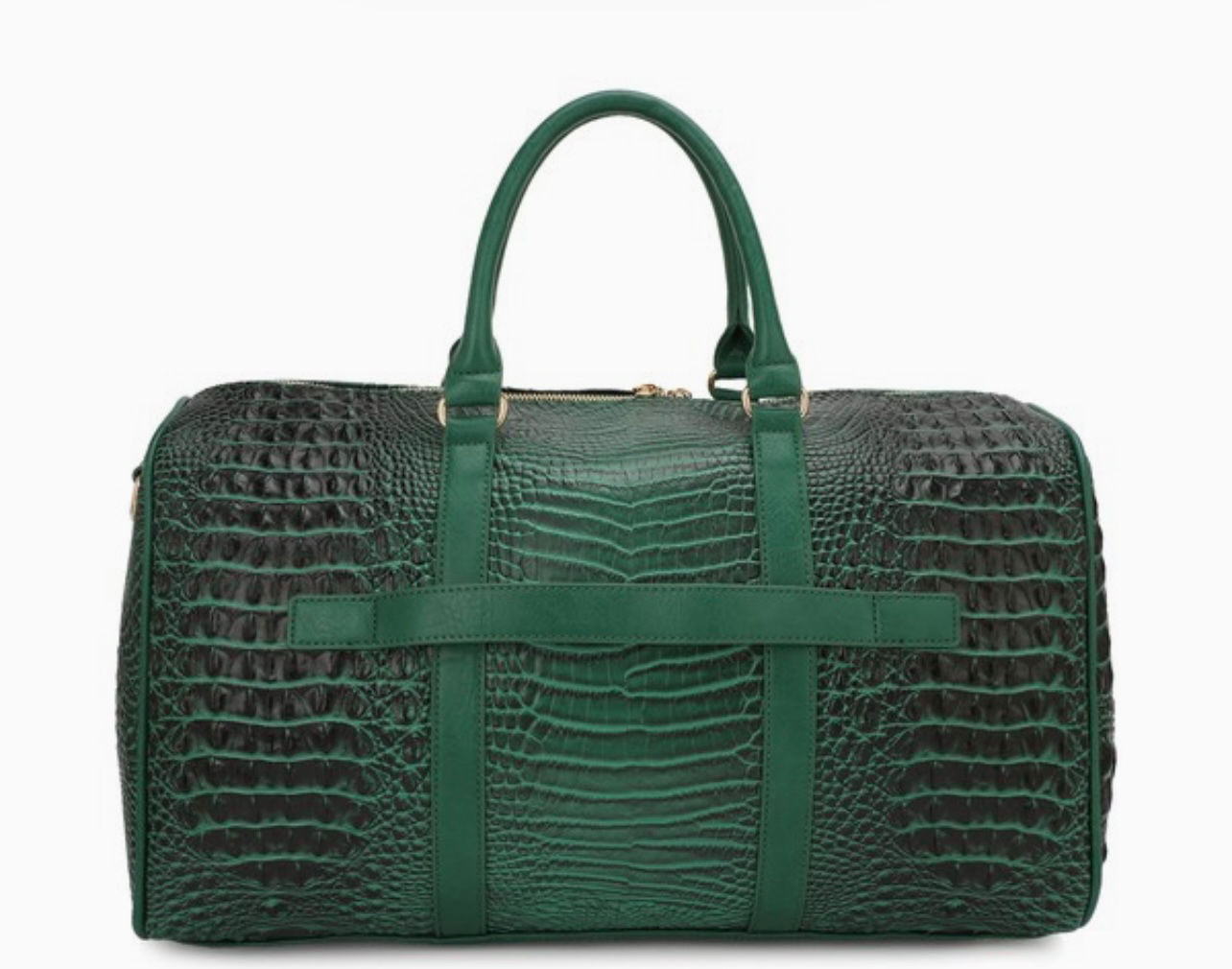 Croc Embossed Duffle Bag 