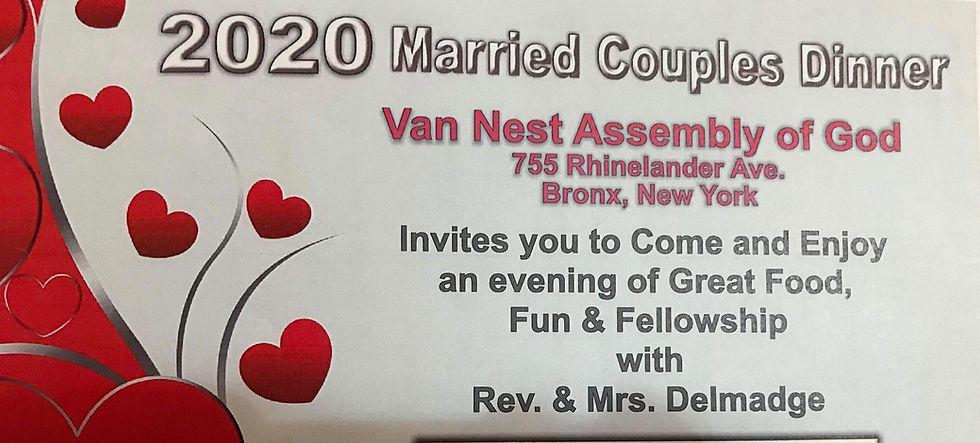 Van Nest Valentine's Day Dinner 