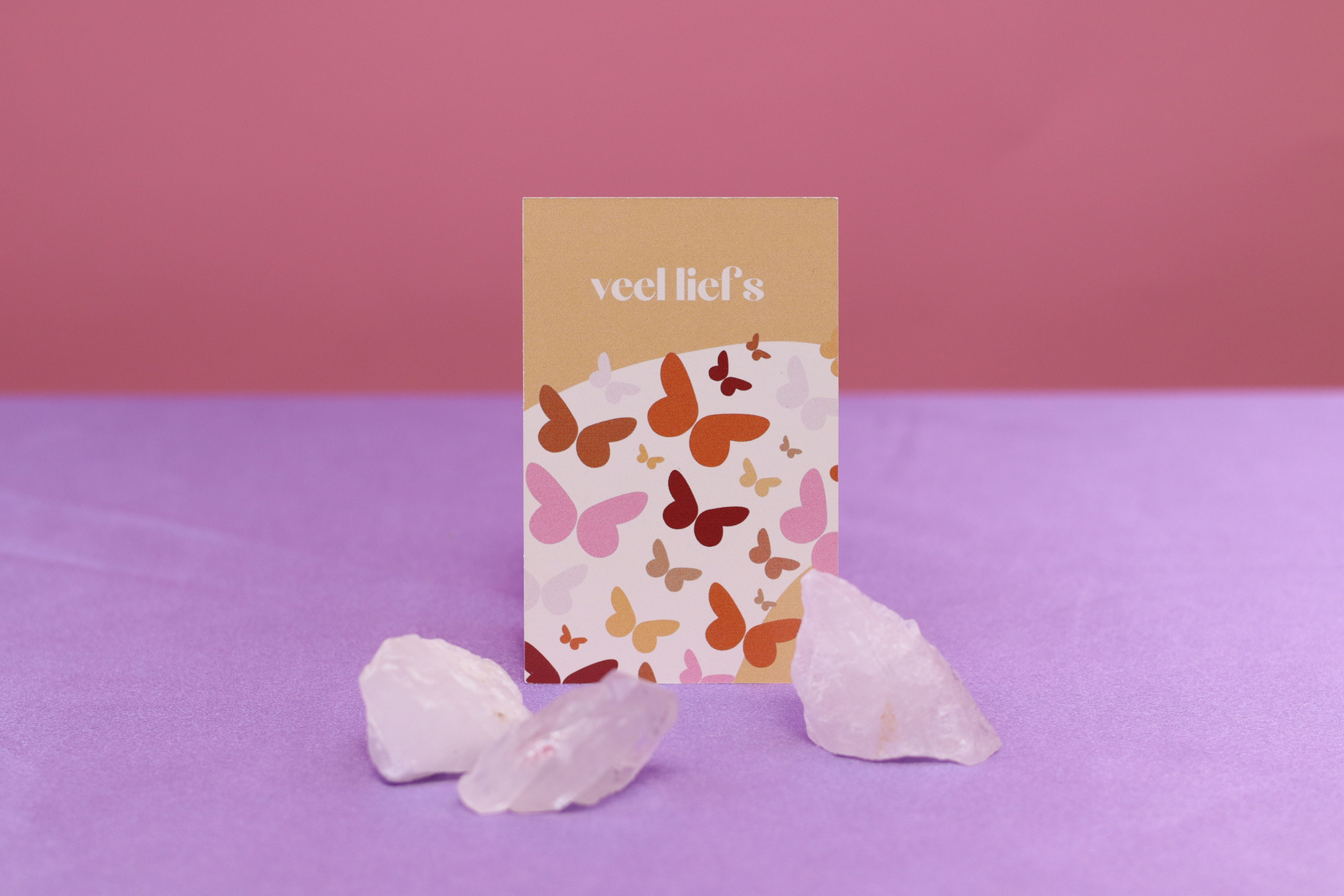 Steen WORDS OF LIGHT - Veel liefs - Bergkristal