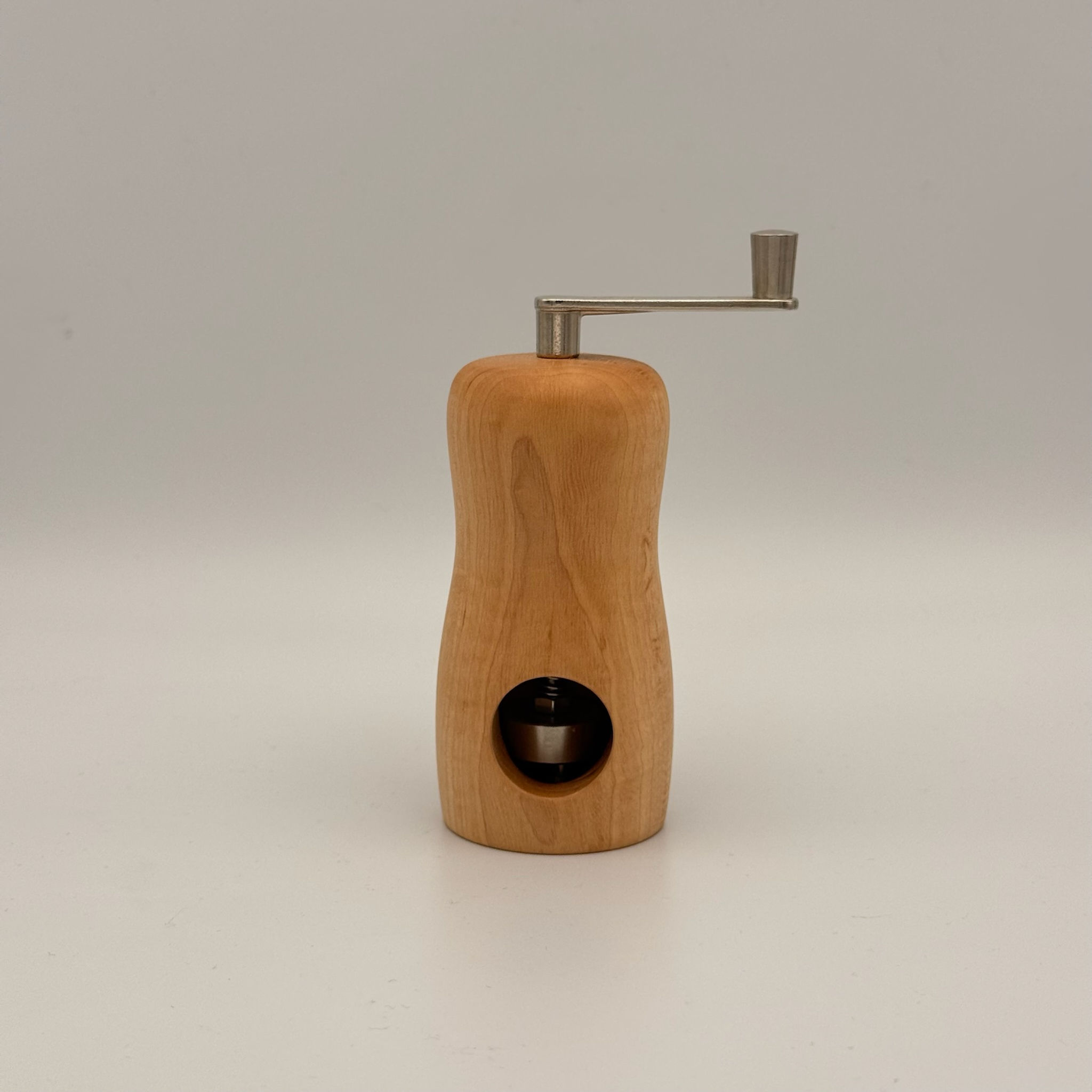 Muskatnuss Mühle aus Ahornholz