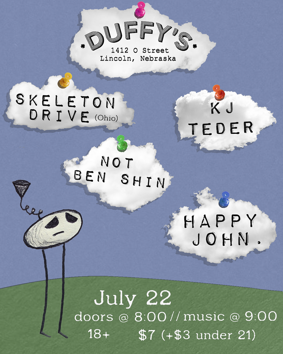 Skeleton Drive, KJ Teder, Not Ben Shin, Happy John