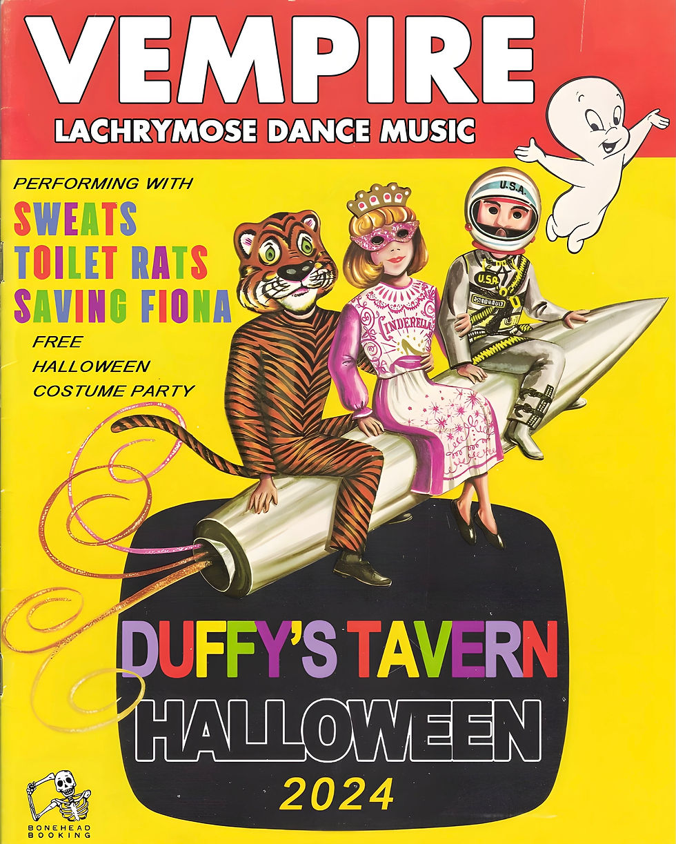 Duffy's Halloween Thriller with Vempire, Sweats, Toilet Rats, Saving Fiona
