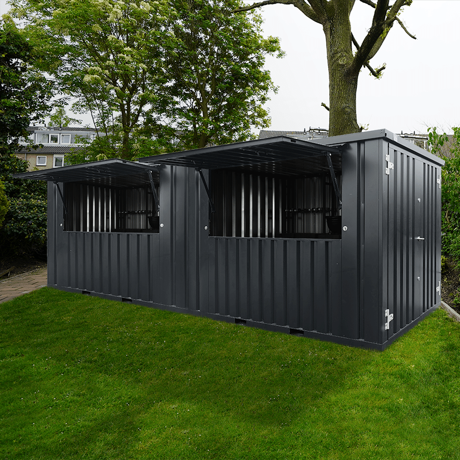 Container Bar XL 6 x 2 Anthracite RAL 7016 Ansicht 2
