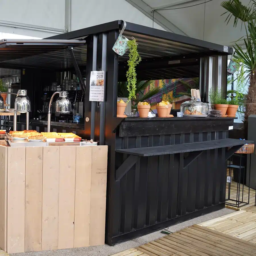 Container Bar 8 x 2 XL Anthracite RAL 7016 Ansicht 3