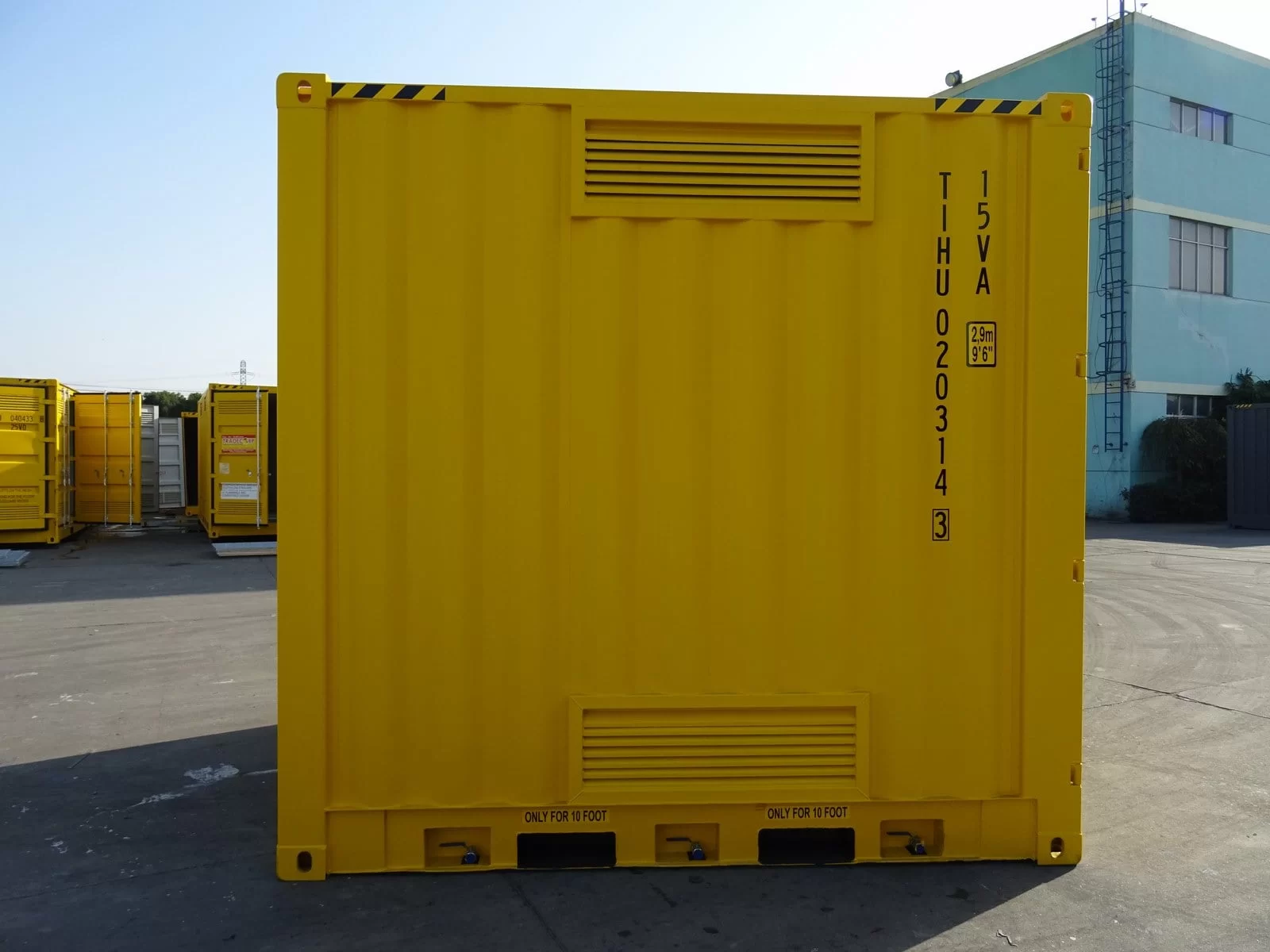 Conteneur pour marchandises dangereuses 10′ High Cube (fond double) Ansicht 5