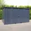 Miniaturbild: Container 4 x 2 Meter Doppeltür an der Längsseite Anthrazit RAL 7016