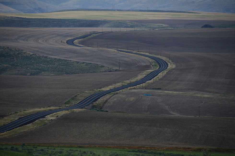 #48. Desert Road, Eastern Oregon, USA, July 2012