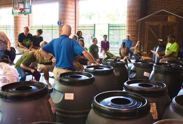 Rain Barrel Workshop at Go Green