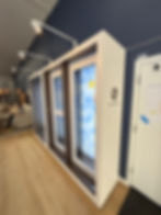 Hunter Douglas window treatment display
