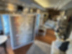 Hunter Douglas showroom with innovative window treatment displays.