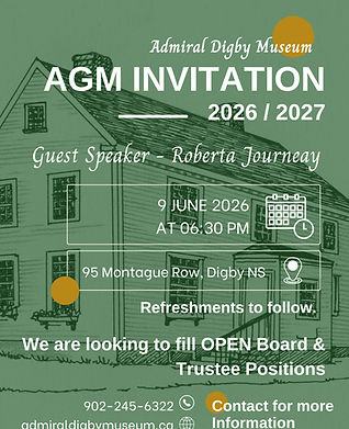 Admiral Digby Museum AGM 