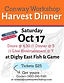 Conway Workshop Harvest Dinner