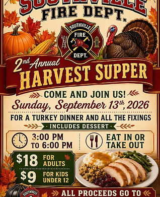 Harvest Supper – Southville Fire Dept