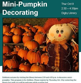 Mini-pumpkin decorating