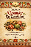 Pysanky Egg Decorating