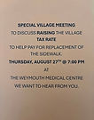 Weymouth Village Meeting