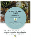 Adult Cooking Class