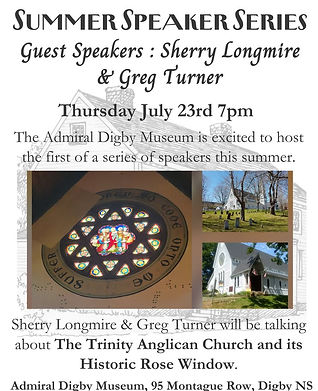 Summer Speaker Series: The Trinity Anglican Church Historic Rose Window