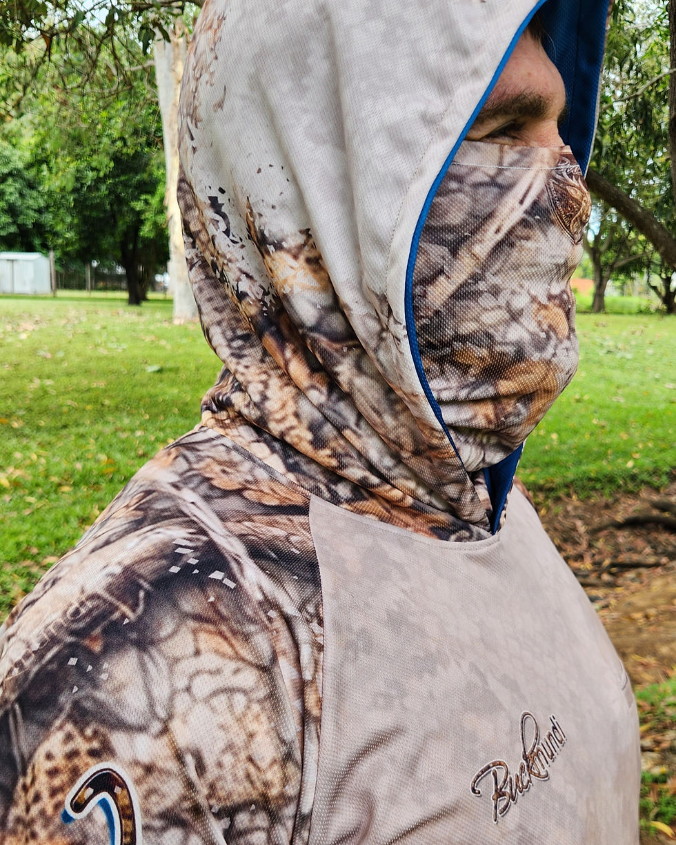 Scrub Python Hoodie and neck buff by Buckmundi