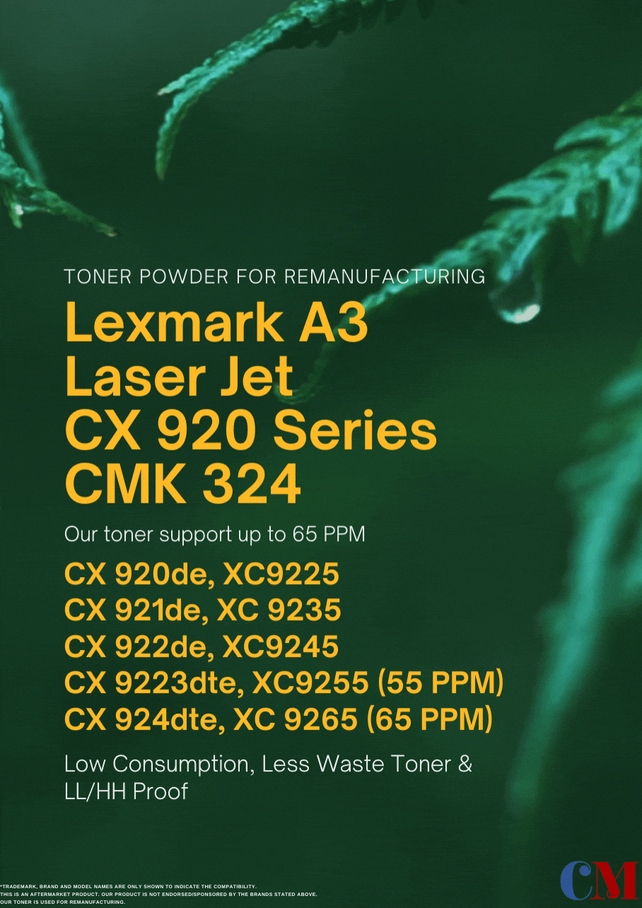 Lexmark A3 CX 920 Series - Toner for Remanufacturing - CM Toner CMK324