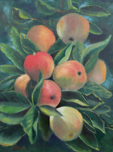 39 Apples on the Tree Oil on canvas 16x12 2015.jpg