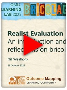Realist Evaluation: an introduction and reflections on bricolage