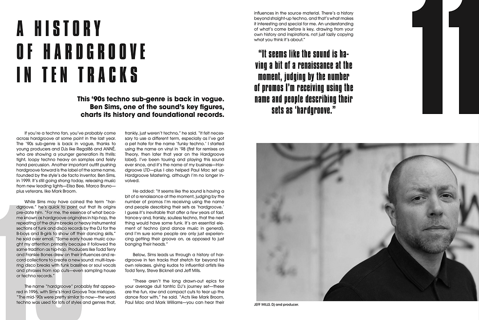 editorial design of a magazine