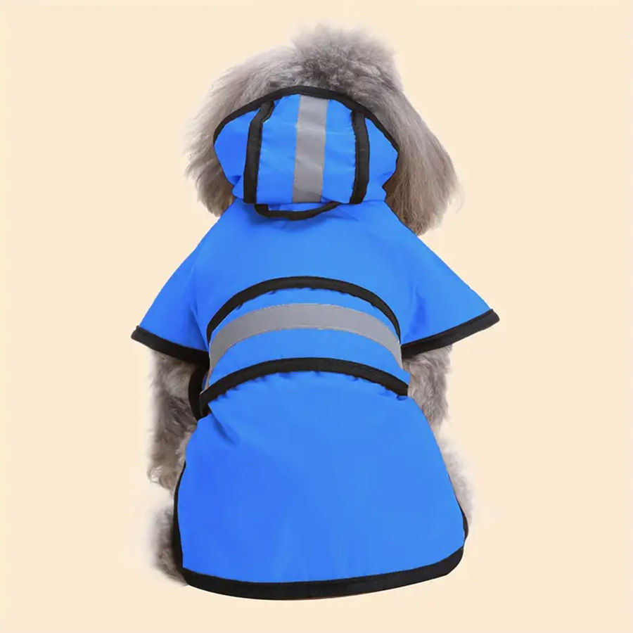 Thumbnail: Keep Your Pet Dry And Comfortable - Adjustable Waterproof & Windproof Dog Rainco