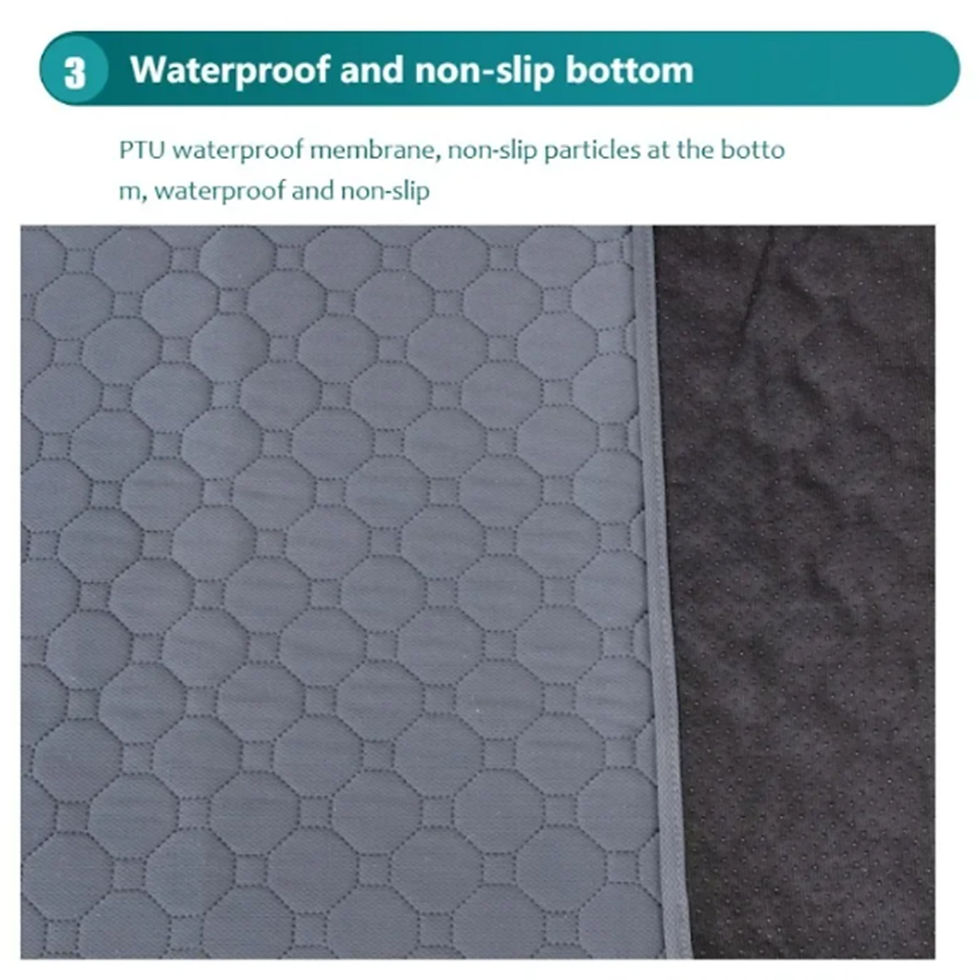 Thumbnail: Dog Pee Pad Reusable Washable Dog Urine Mat Car Seat Floor Sofa Waterproof Absor