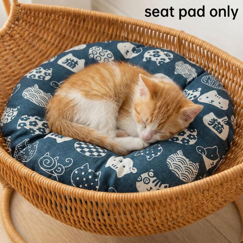 Thumbnail: Seasons Universal Pet Bed Mat Soft Comfortable Round Cat Sleeping Pad Durable An
